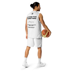 Recycled unisex basketball jersey