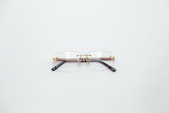 PILLAR Optical Eyeglasses Wood FRAME Eyewear Rectangle Rimless Frames Glasses